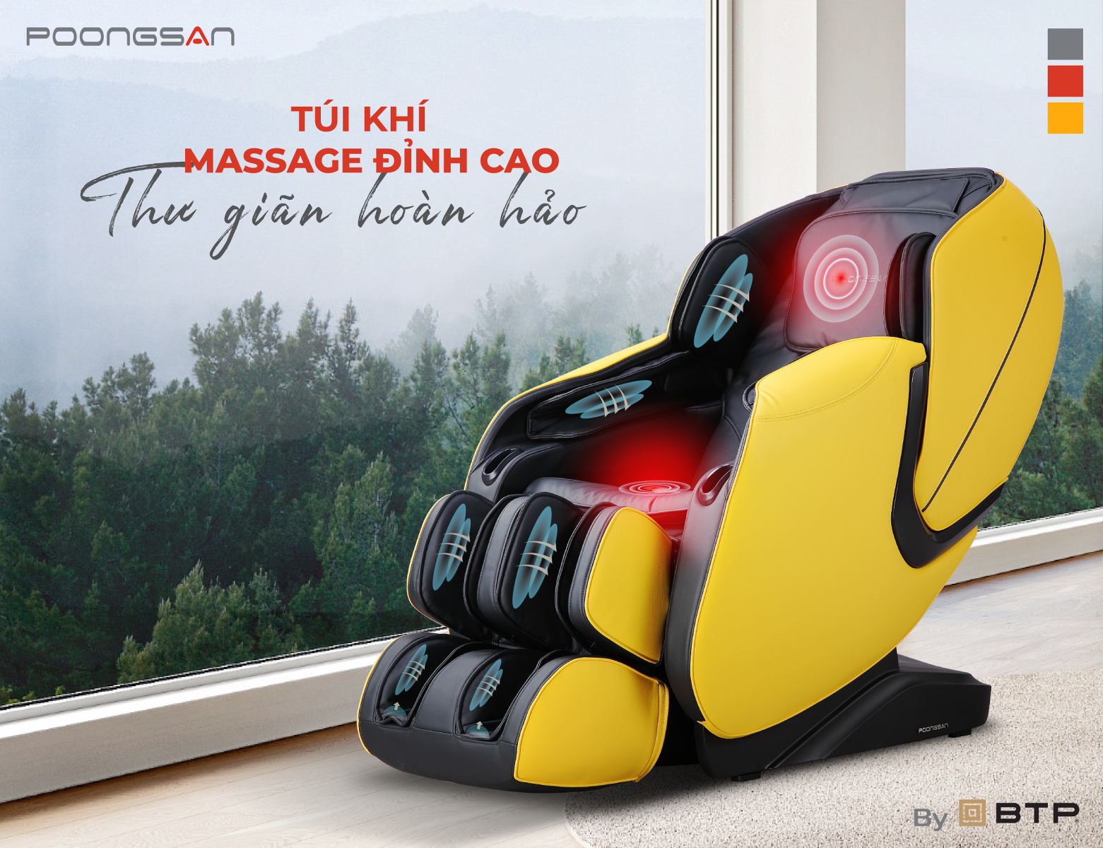 MCP-202 trang bị thêm chức năng massage túi khí chuyên sâu giúp thư giãn hoàn hảo MCP-202 trang bị thêm chức năng massage túi khí chuyên sâu giúp thư giãn hoàn hảo